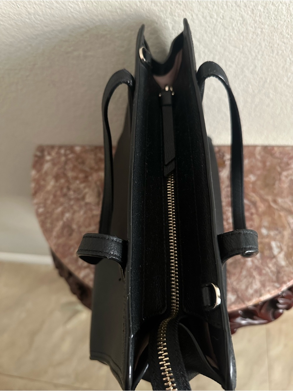 kate spade Black Structured Leather Tote - Picture 3 of 8